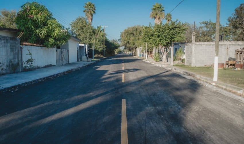 Inauguran pavimentación en Privada Río Bravo en Colonia Vicente Guerrero