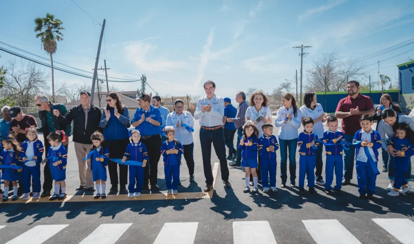 Inauguran pavimentación en Calle Segunda y Carretera 82, Zona Centro