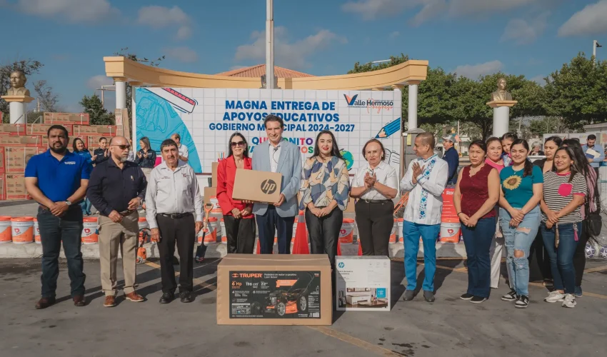 Valle Hermoso fortalece la educación con nuevos apoyos
