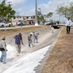 Mejoran imagen urbana con brigada comunitaria