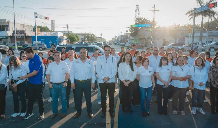 Entregan rehabilitación de Calle Juárez en importante corredor educativo