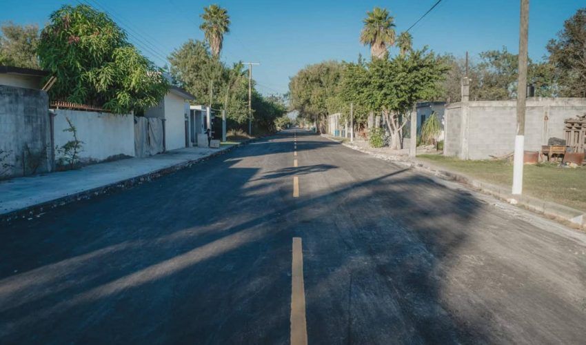Inauguran pavimentación en Privada Río Bravo en Colonia Vicente Guerrero